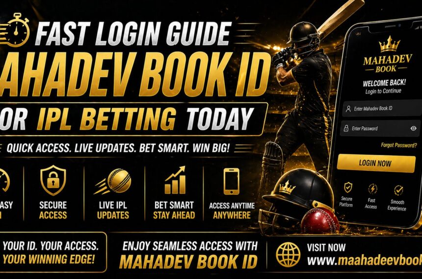Fast Login Guide Mahadev Book ID for IPL Betting Today